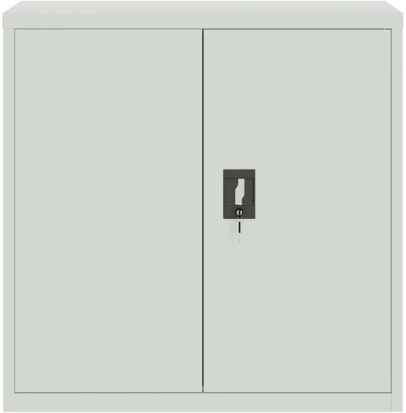 vidaXL Αρχειοθήκη Αν. Γκρι 90 x 40 x 130 εκ. Ατσάλινη