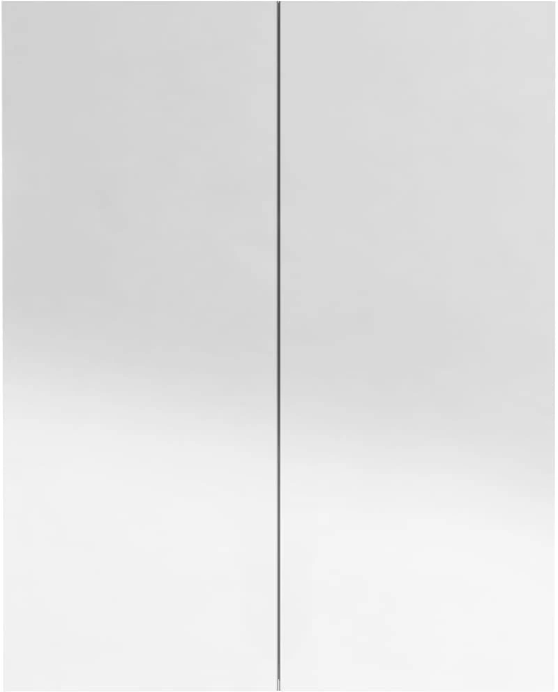 vidaXL Ντουλάπι Μπάνιου με Καθρέφτη 60x15x75 εκ. Λαμπερό Μαύρο από MDF