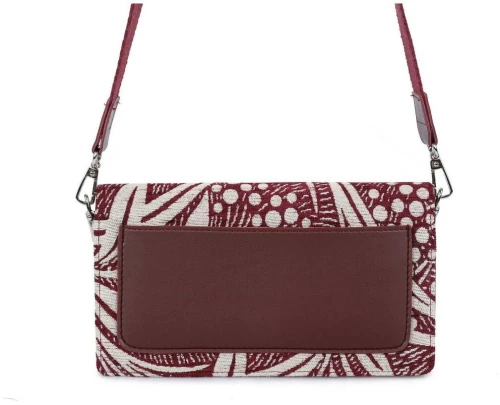 Γυναικεία Τσάντα Laura Ashley CRESTON-FLOWER-CLARET-RED Γκρι (24 x 13 x 3 cm)