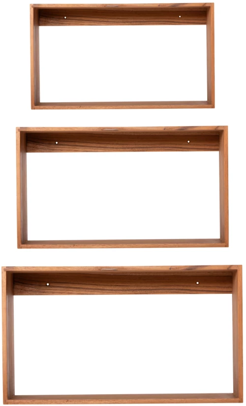 ΡΑΦΙΕΡΑ CHENGIS HM9830 3ΤΜΧ ΞΥΛΟ TEAK ΣΕ ΦΥΣΙΚΟ ΧΡΩΜΑ 60x20x38Υεκ