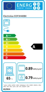 Φούρνος Electrolux EOF3H40BX 65 L