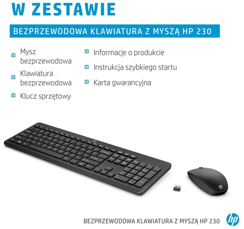 Πληκτρολόγιο και Ποντίκι HP 3L1F0AA Azerty γαλλικά Λευκό Μαύρο