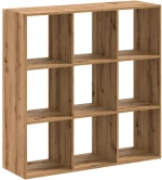 vidaXL Βιβλιοθήκη Αρτισιανή Δρυς 102x32x102 εκ. από Επεξεργασμένο Ξύλο