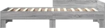 vidaXL Πλαίσιο Κρεβατιού Γκρι Sonoma 90 x 190 εκ. Επεξεργασμένο Ξύλο
