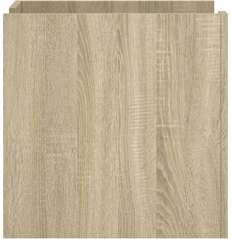 vidaXL Κομοδίνο Sonoma Δρυς 45x50x50 εκ. από Επεξεργασμένο Ξύλο