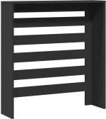 vidaXL Κάλυμμα Καλοριφέρ Μαύρο 78x20x82 εκ. από Επεξεργασμένο Ξύλο