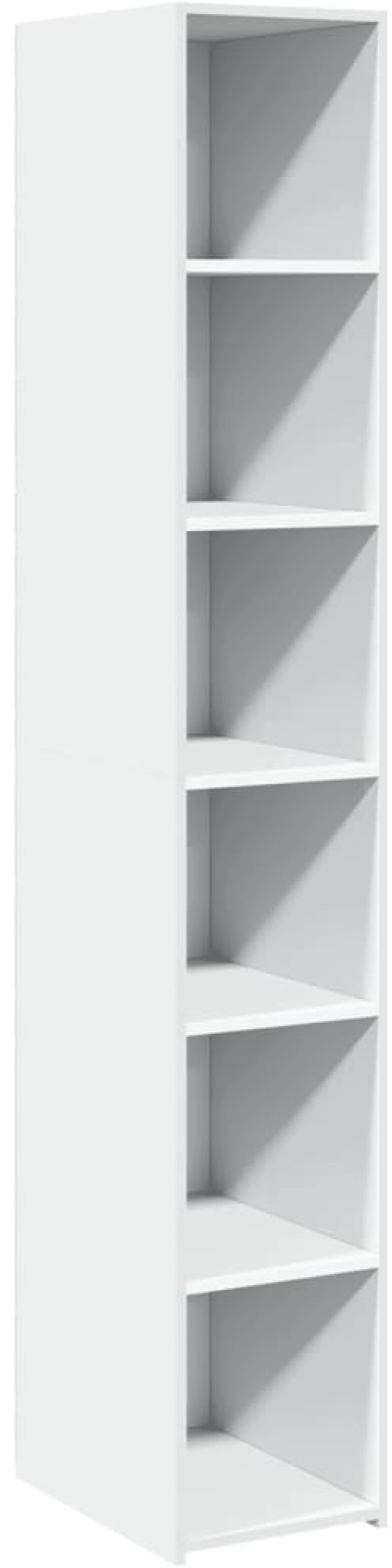 vidaXL Ντουλάπι Λευκό 30x41x185 εκ. από Επεξεργασμένο Ξύλο