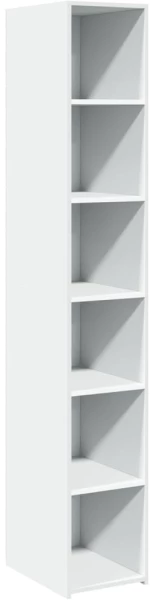 vidaXL Ντουλάπι Λευκό 30x41x185 εκ. από Επεξεργασμένο Ξύλο