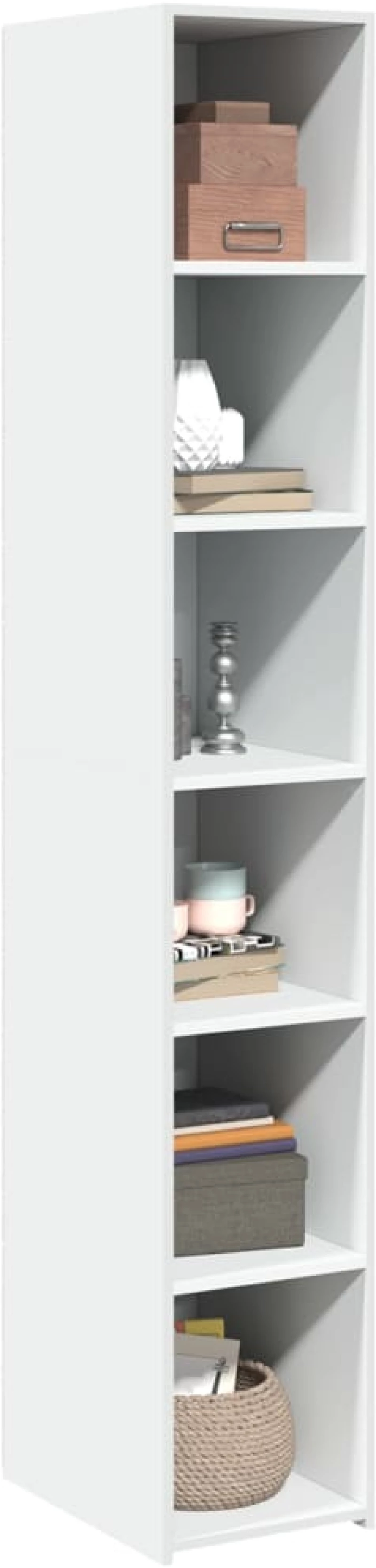 vidaXL Ντουλάπι Λευκό 30x41x185 εκ. από Επεξεργασμένο Ξύλο