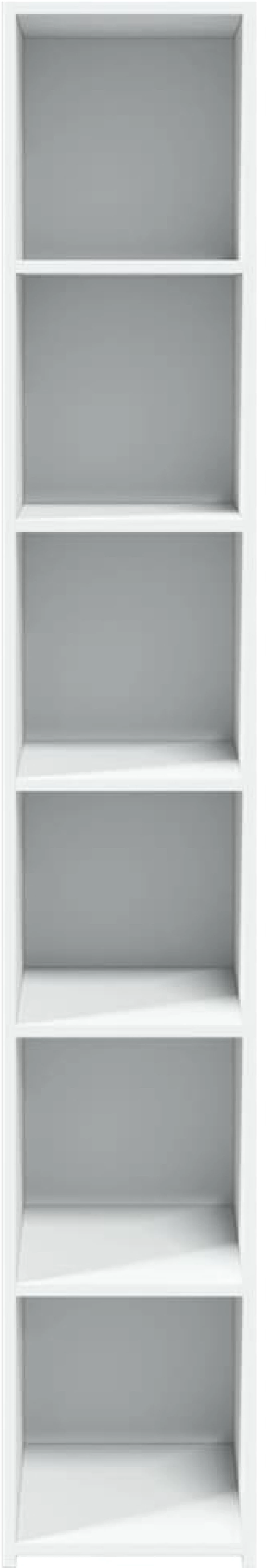 vidaXL Ντουλάπι Λευκό 30x41x185 εκ. από Επεξεργασμένο Ξύλο