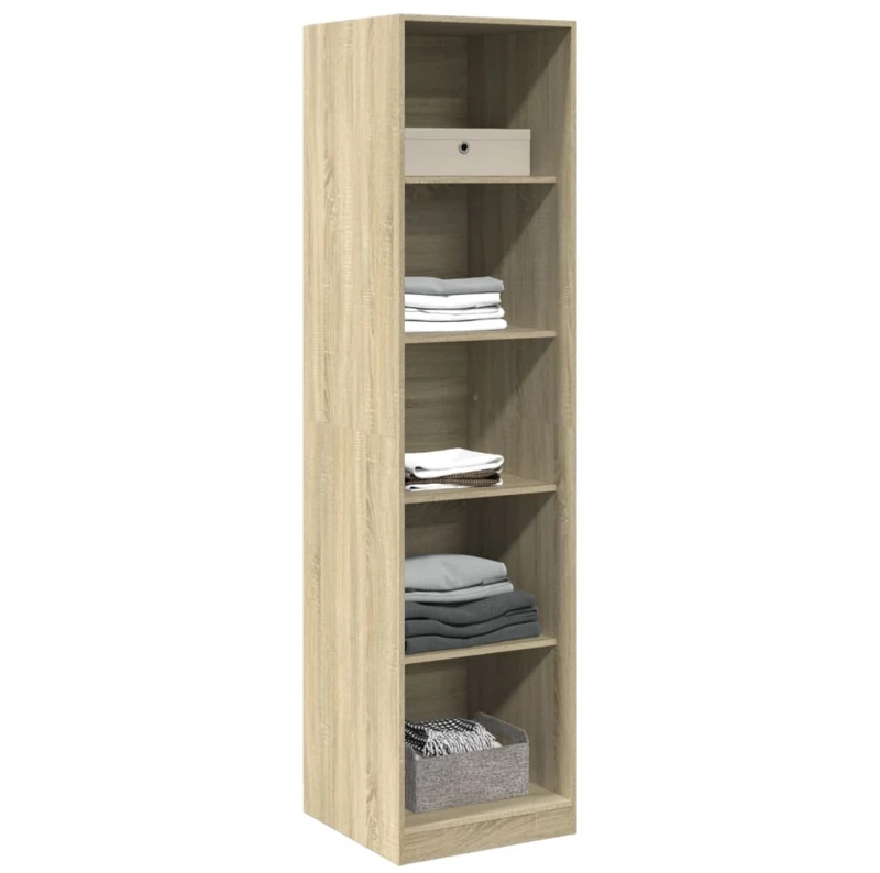 vidaXL Ντουλάπα Χρώμα Sonoma Δρυς 50 x 50 x 200 εκ. από Επεξ. Ξύλο
