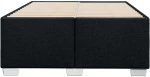 vidaXL Πλαίσιο Κρεβατιού Μαύρο 120x190 εκ. Υφασμάτινο