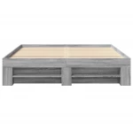 vidaXL Πλαίσιο Κρεβατιού Γκρι Sonoma 160x200 εκ. Επεξεργασμένο Ξύλο