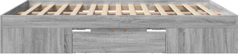 vidaXL Πλαίσιο Κρεβατιού Γκρι Sonoma 160x200 εκ. Επεξεργασμένο Ξύλο