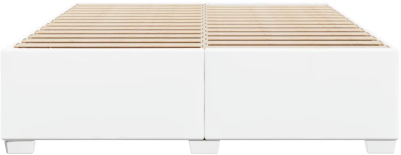 vidaXL Πλαίσιο Κρεβατιού Λευκό 180x200 εκ. από Συνθετικό Δέρμα