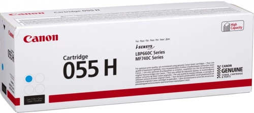 Γνήσιο Toner Canon 055H Κυανό