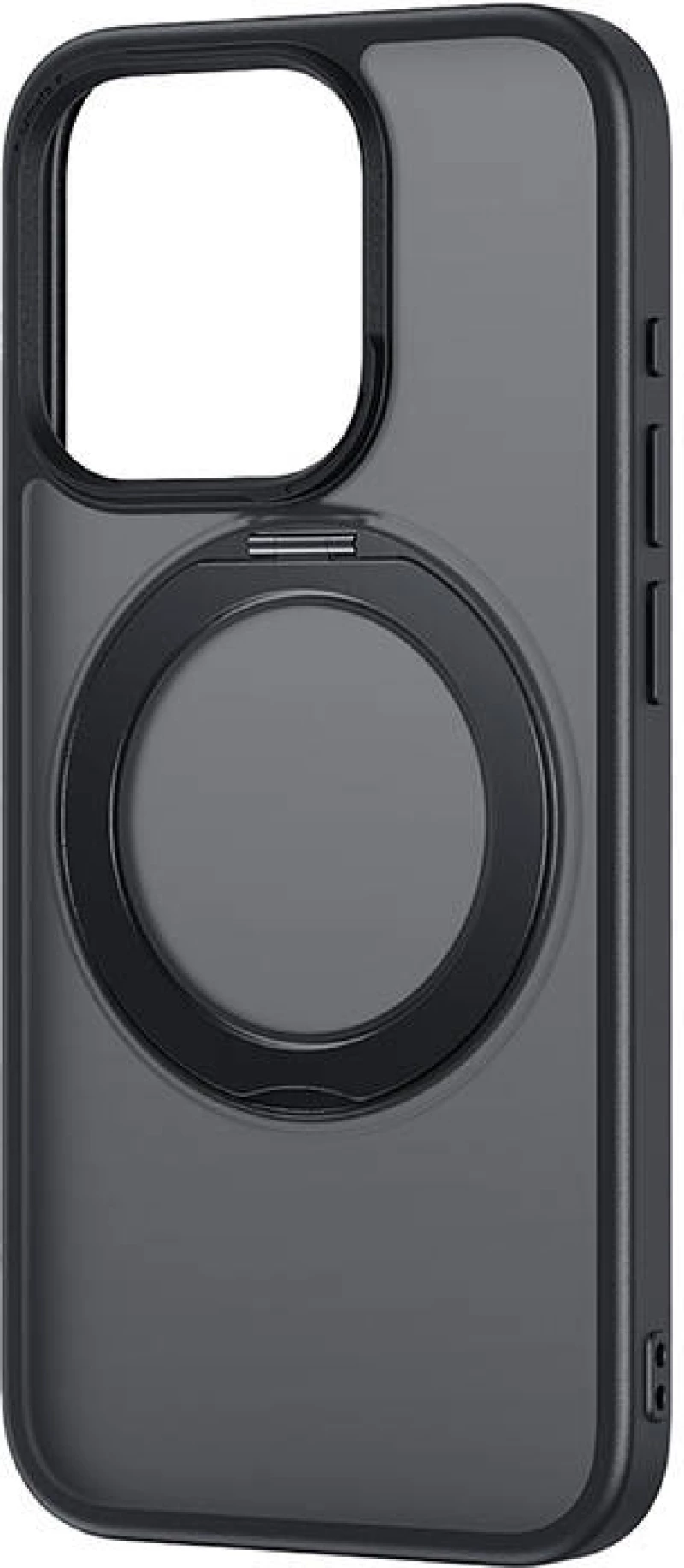 Phone Case Baseus SkyRing Magnetic with Stand for iP 13 Pro + tempered-glass and cleaning kit (black)