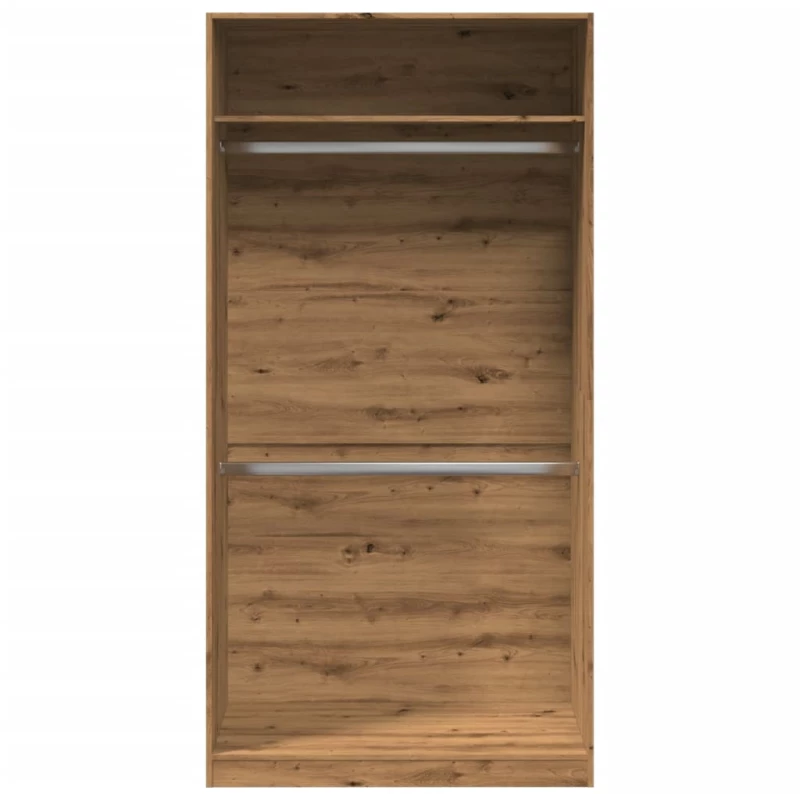 vidaXL Ντουλάπα Αρτισιανή Δρυς 100x50x200 εκ Επεξεργασμένο Ξύλο