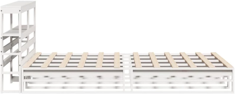 vidaXL Σκελετός Κρεβ. Χωρίς Στρώμα Λευκό 120x200 εκ Μασίφ Πεύκο