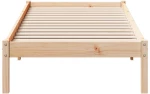 vidaXL Πλαίσιο Κρεβατιού Μακρύ Χωρίς Στρώμα 80x220 εκ Μασίφ Πεύκο