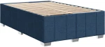 vidaXL Πλαίσιο Κρεβατιού Μπλε 120x200 εκ. Υφασμάτινο