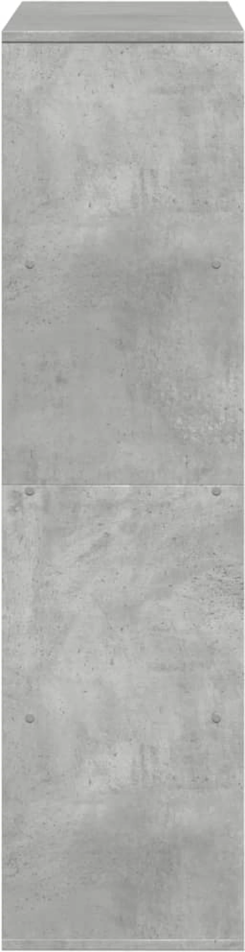 vidaXL Βιβλιοθήκη Γκρι Σκυροδέματος 100x33x125,5 εκ. Επεξεργ. Ξύλο