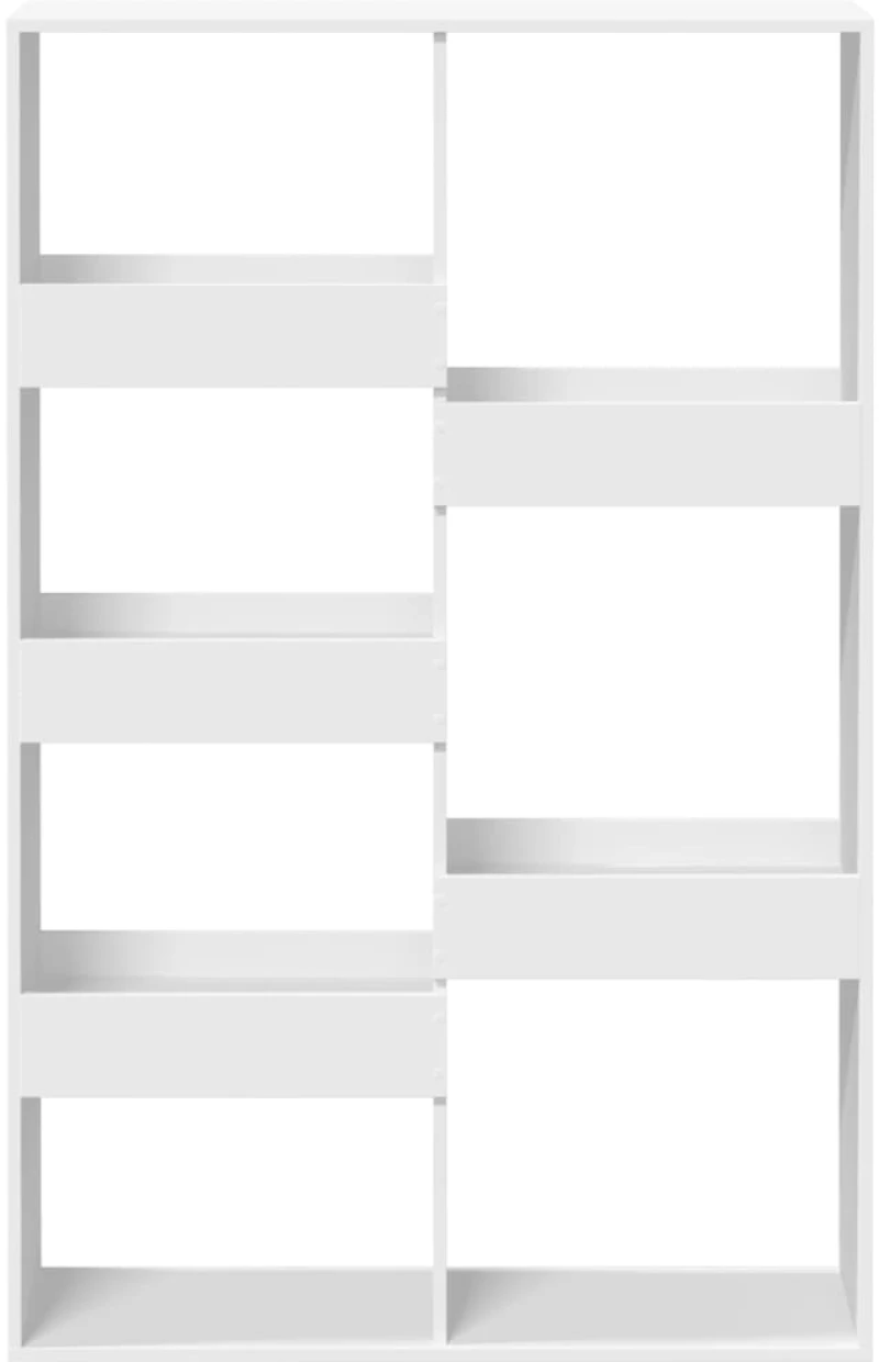 vidaXL Βιβλιοθήκη/Διαχωριστικό Χώρου Λευκό 100x33x155,5 εκ. Επεξ. Ξύλο