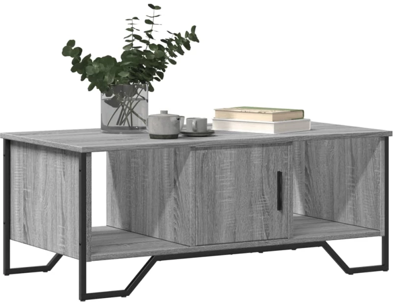 vidaXL Τραπεζάκι Σαλονιού Γκρι Sonoma 100x51x40 εκ. Επεξεργασμένο Ξύλο