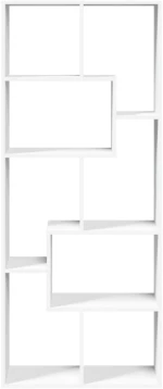 vidaXL Βιβλιοθήκη/Διαχωριστικό Χώρου Λευκό 67x25x161,5 εκ. Επεξ. Ξύλο
