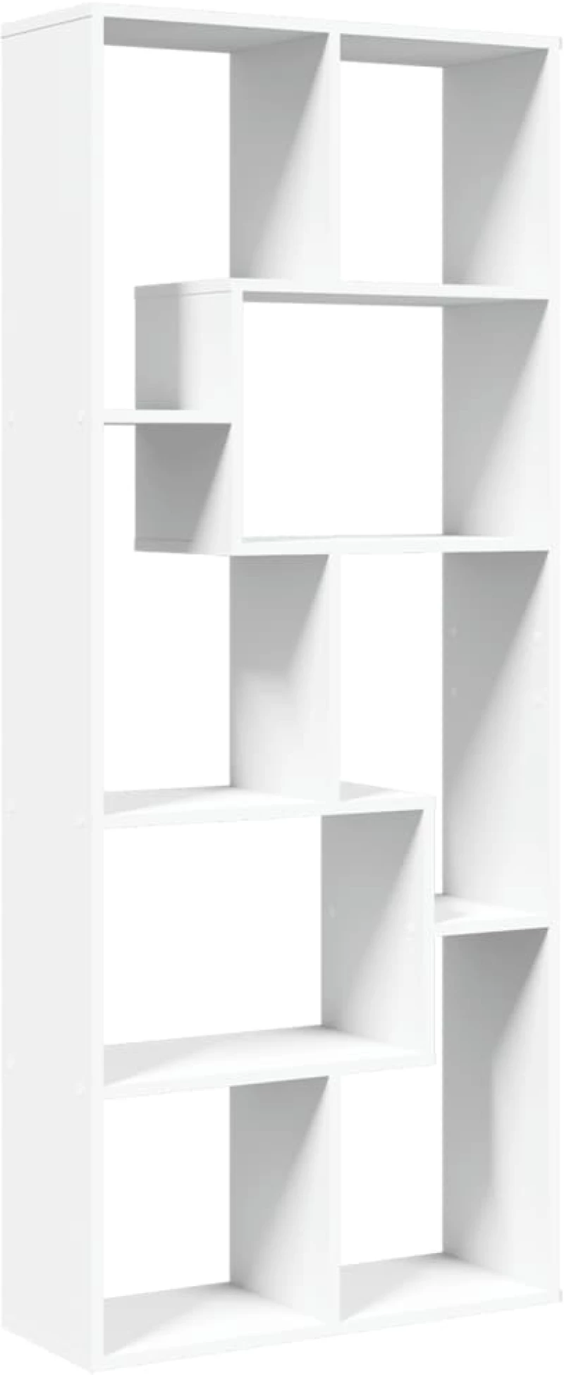 vidaXL Βιβλιοθήκη/Διαχωριστικό Χώρου Λευκό 67x25x161,5 εκ. Επεξ. Ξύλο