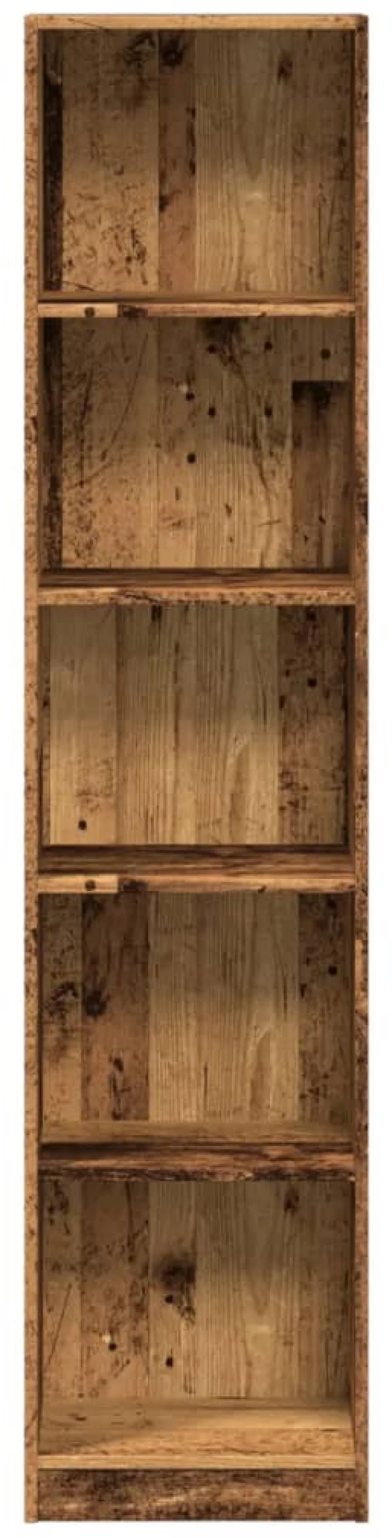 vidaXL Βιβλιοθήκη Όψη Παλαιού Ξύλου 40x24x176 εκ. Επεξεργασμένο Ξύλο