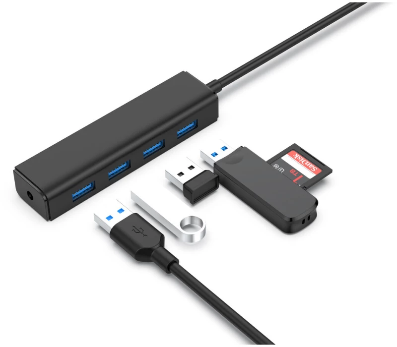 USB Hub Conceptronic CTC4USB3 Μαύρο
