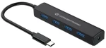 USB Hub Conceptronic CTC4USB3 Μαύρο