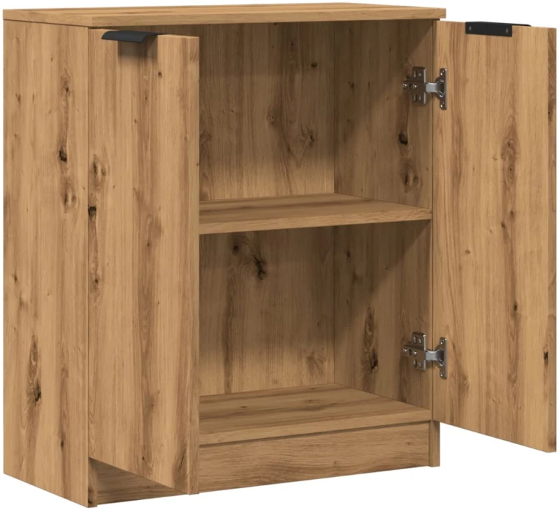 vidaXL Μπουφές Αρτισιανή Δρυς 60 x 30 x 70 εκ. από Επεξεργασμένο Ξύλο