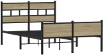 vidaXL Πλαίσιο Κρεβατιού Χωρ. Στρώμα Sonoma Δρυς 120x200εκ. Επ. Ξύλο