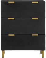 vidaXL Ντουλάπι 2 τεμ. Μαύρο 60x33x75 εκ. από Επεξεργασμένο Ξύλο
