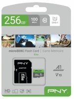 Κάρτα Μνήμης Micro SD με Αντάπτορα PNY Elite Elite C10 256 GB