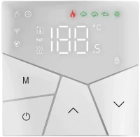 Smart θερμοστάτης χώρου BHT-15GCLW, αερίου, WiFi, λευκός