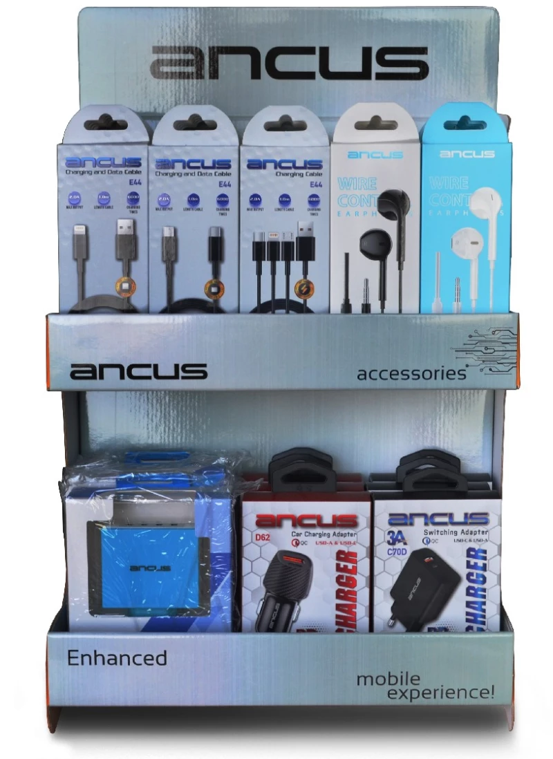 Stand με Αξεσουάρ Ancus, Hands Free, Φορτιστές και Καλώδια Σύνδεσης