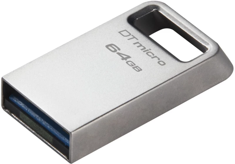 Στικάκι USB Kingston DTMC3G2/64GB Μπρελόκ-αλυσίδα Ασημί Μαύρο 64 GB