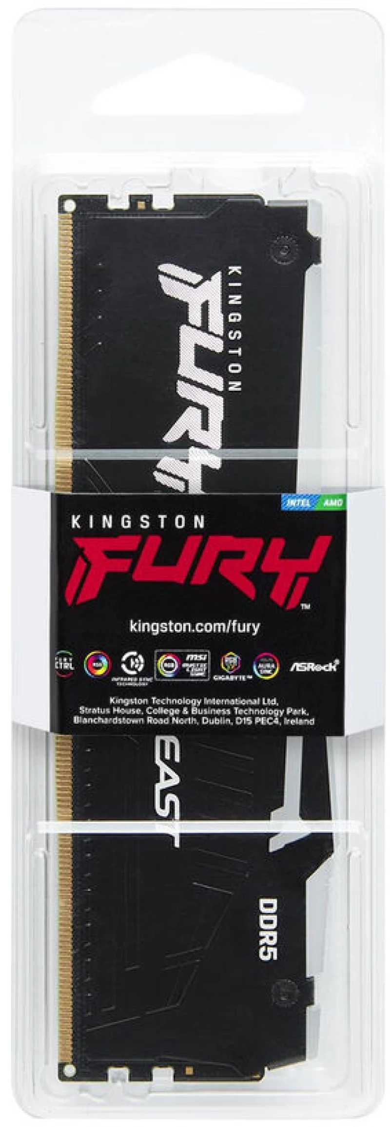 Μνήμη RAM Kingston Beast RGB 16 GB DDR5 5600 MHz CL40