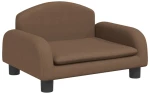 vidaXL Καναπές Παιδικός Καφέ 50x40x30 εκ. από Ύφασμα