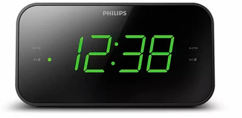Ξυπνητήρι Philips Μαύρο
