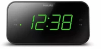 Ξυπνητήρι Philips Μαύρο