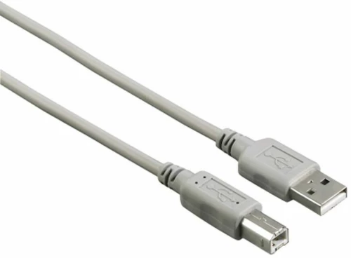 Καλώδιο USB A σε USB B Hama 00200900 1,5 m Γκρι