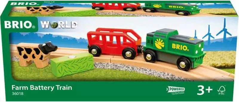 Τρένο Brio Farm battery train