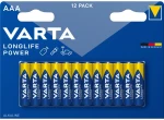 Αλκαλικές Μπαταρίες Varta Longlife Power AAA LR03 1,5 V (12 Μονάδες)