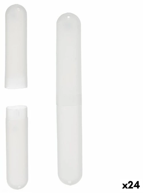 Βαση για οδοντοβουρτσεσ Διαφανές πολυπροπυλένιο 20 x 2 x 3 cm (24 Μονάδες)