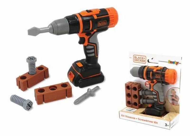 Παιδικό τρυπάνι Smoby Black + Decker