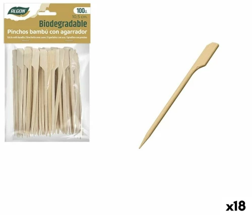 Σετ Σκευών για Σουβλάκια για Μπάρμπεκιου Algon Διακοσμητική κανάτα 100 Τεμάχια 10,5 cm (x18)